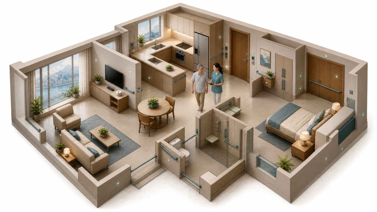 Completed accessible smart home